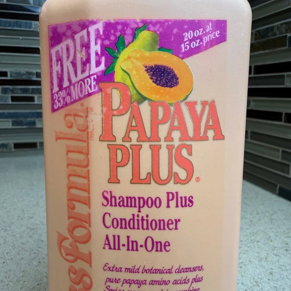 VTG St Ives Swiss Formula Papaya Plus 2-in-1 Shampoo Conditioner 20oz Bottle 50%